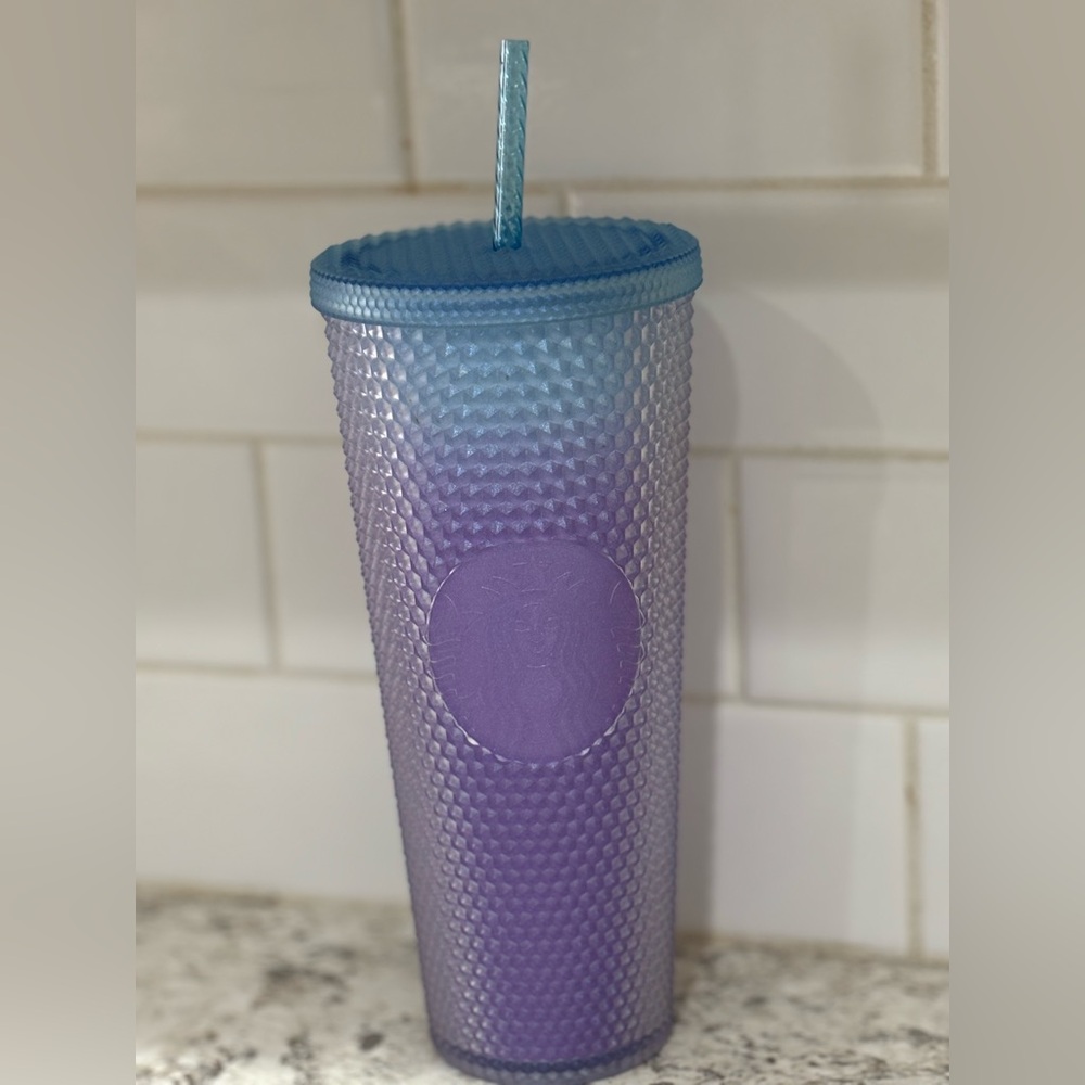 BLUE/PURPLE OMBRÉ VENTI STARBUCKS TUMBLER